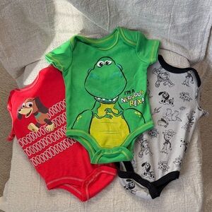 Disney Baby Toy Story Bodysuit Set 0-3M